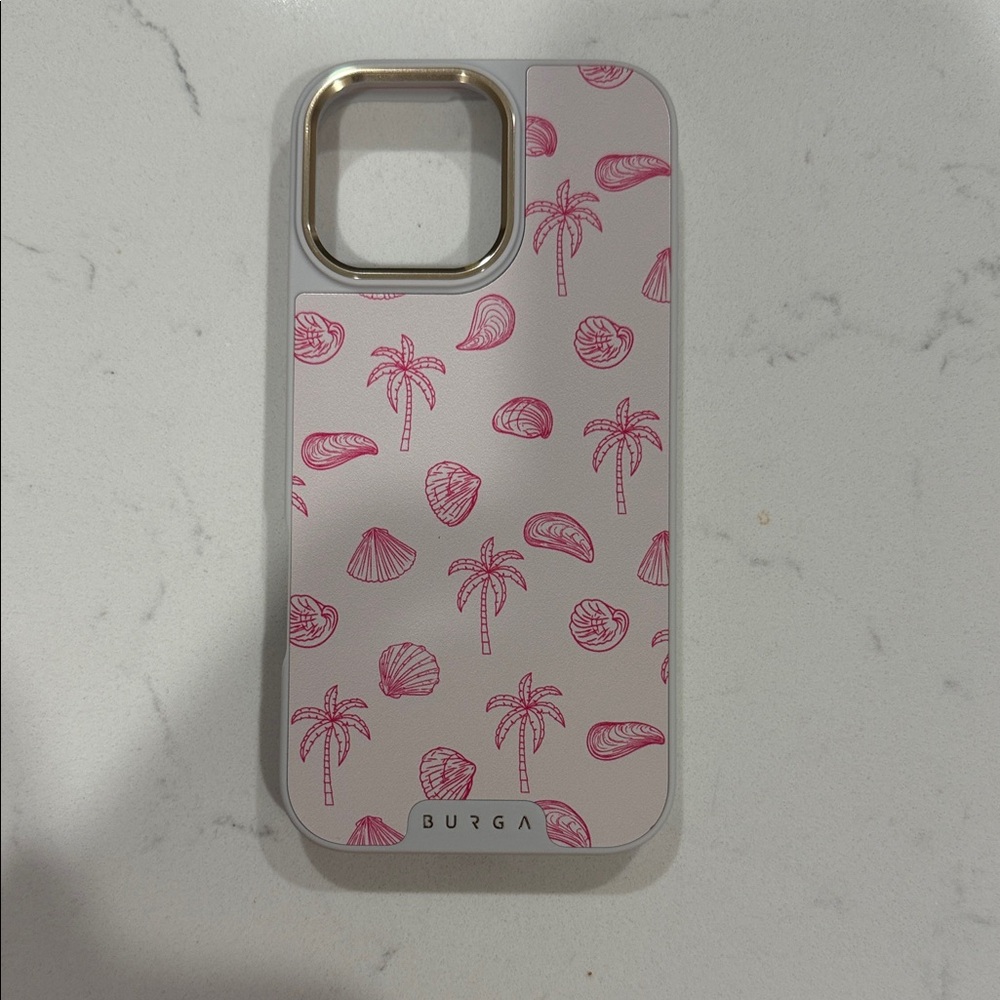 Burga Pink Palm Tree Phone Case